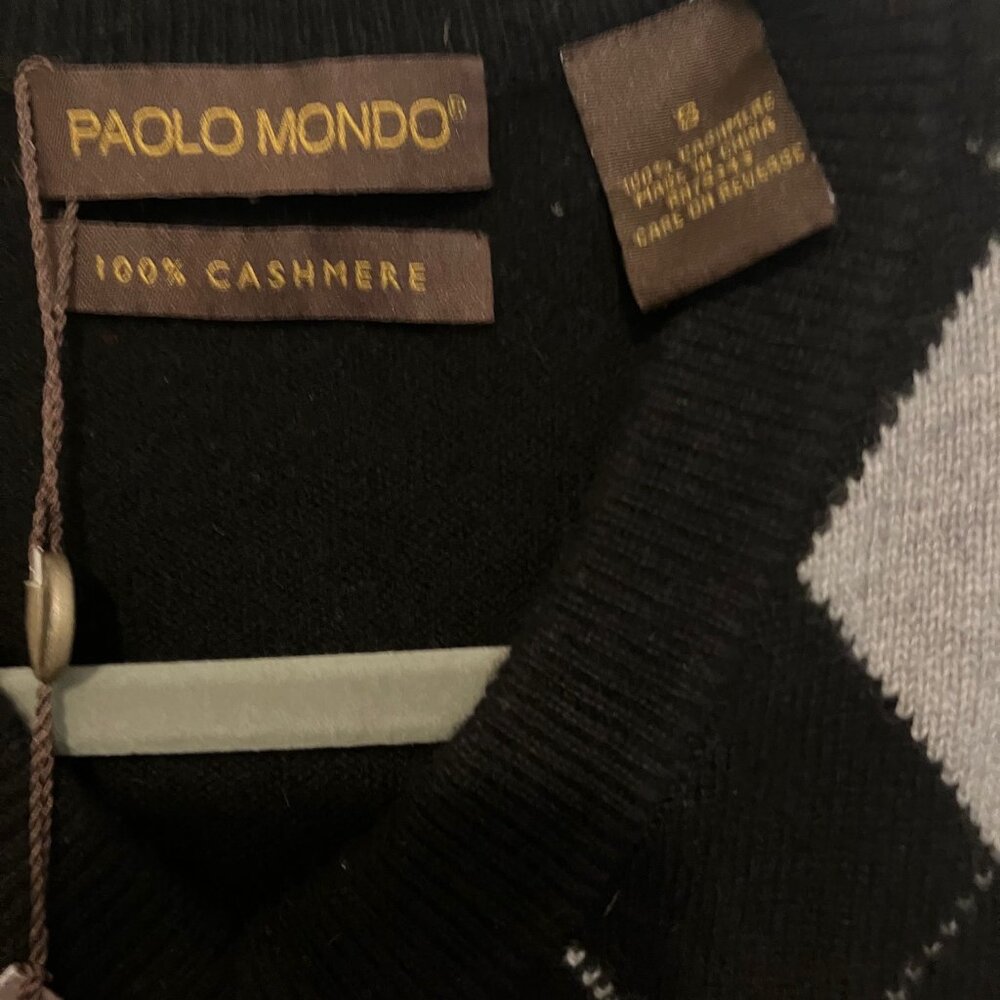 Men's Cashmere Sweater - Picture 2 of 2